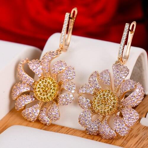 GODKI 2021 New Luxury Micro Pave Setting Shiny Crystal Drop Dangle Earring Great Design AAA+ Cubic Zirconia Fashion Earring