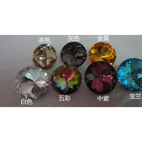 1000pcs/lot 30mm New Fashion Furniture Bedroom Wall Decor Sofa Headboard Buttons Nails Crystal Upholstery Decorative