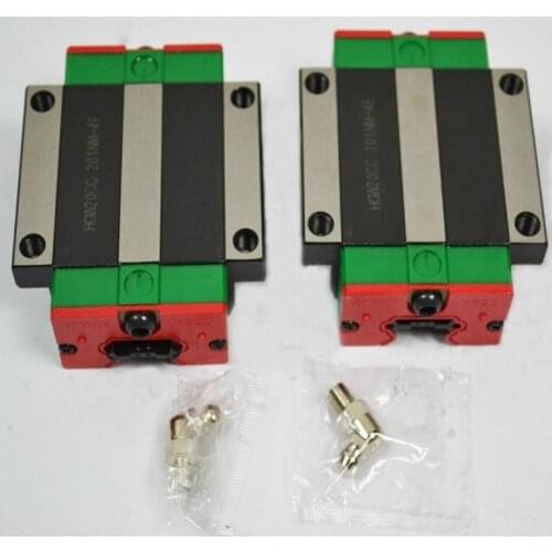 2pcs/lot HGW25CC HGW25CA linear sliding block carriage match use HGR25 linear guide rail for CNC router