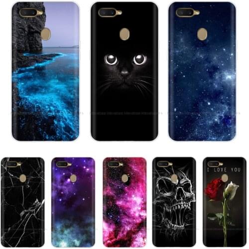 For OPPO AX7 Case 6.2'' Silicone Soft Phone Case For OPPO A7 OPPOA7 CPH1901 Case TPU Clear For OPPO A5S AX5S A7 ax7 Cover Bumper