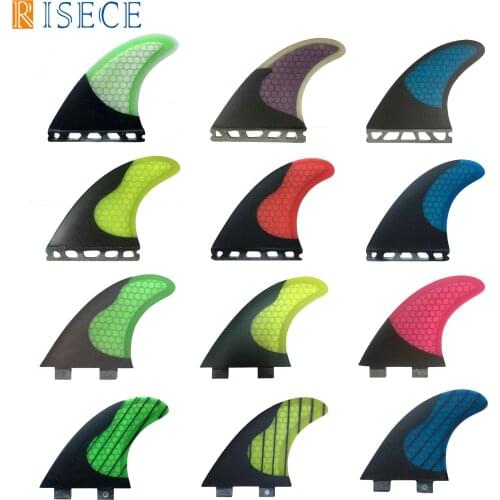 FCS/Future G5 Size Fiberglass Carbon Fiber Surfboard Fins for Sale