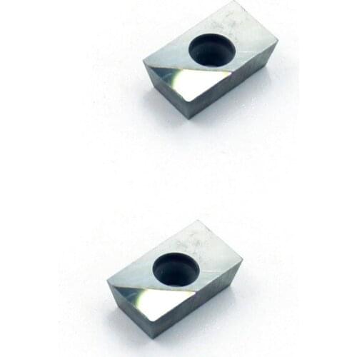 JLI 2pcs/set Flat Diamond Lathe Tool APKT1135 R0.5 PCD Cutter CNC Blade Turning Tip Series Suitable for SVJCR SVVCN SVQCR SVUCR