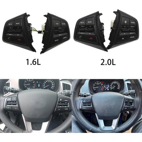 Multimedia Steering Wheel Switch Volume Control Buttons 96700-C9000 96710-C9010 96700C90004X 96710C90004X For Hyundai Creta Ix25