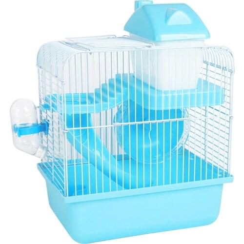 Little Hamster Cage Villa Supplies Full Set of Small Nest Gold Bear Oversized Basic Cage Deluxe Set
