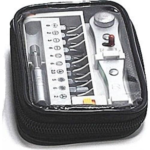 13 in 1 Mini Tool Set Box Mini Screwdriver Bit Car Repair Tool Professional Socket Wrench Ratchets Combo Kit Multitool for Auto