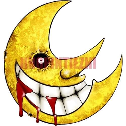Car Stickers Vinyl Motorcycle Decal Car Window Body Decorative Soul Eater Moon Personality Car Stickers