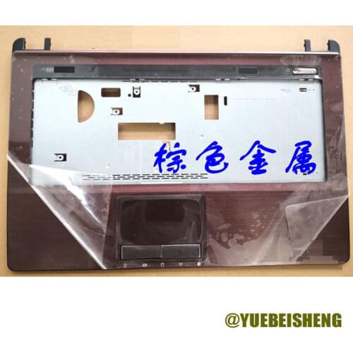 YUEBEISHENG New For ASUS K43S A43S K43SD K43E A43E A43SD Palmrest upper cover keyboard Bezel Top case,Brown