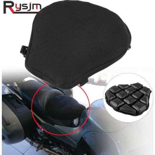 14''x15'' Air Pad Motorcycle Seat Cushion universal fit for Bmw R1200RT R1200GS R1250GS Fit For CBR600 Fit for GSXR 750 Black