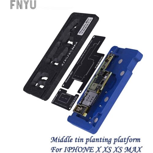 Qianli middle layer tin planting platform for iPhone X XS Max mainboard maintenance Strong magnetic field tin planting tool