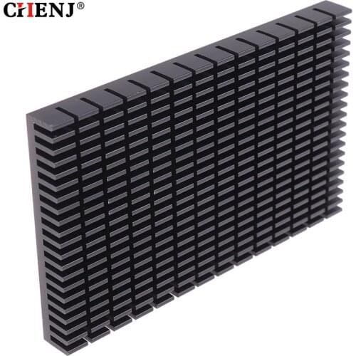 Heating Panel Heat Sink High Quality Aluminum Heatsink Plate Black Radiator Manufacturer 150*93*15MM