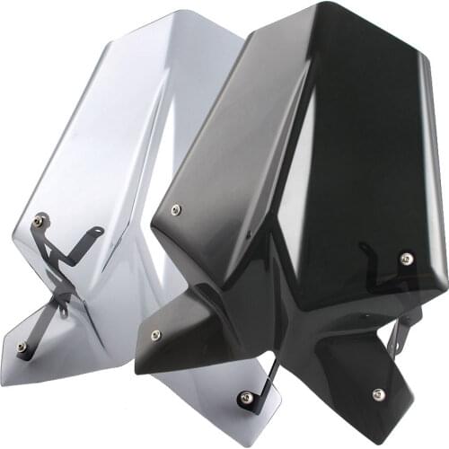 For Duke125 Duke390 Windscreen Windshield Wind Deflector Shield with Mounting Bracket for KTM Duke 390 125 2017 2018 2019 2020