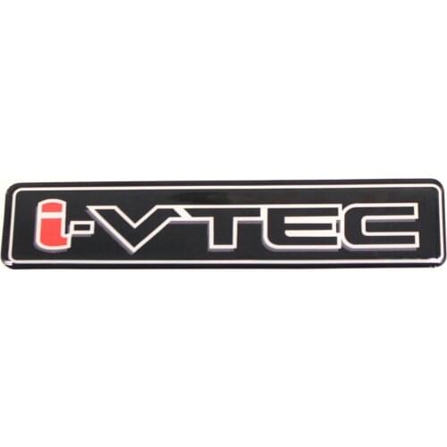 VTEC I-VTEC Logo Metal Car Styling Emblem Tail Body Badge Sticker For Honda Civic Accord Odyssey Spirior CRV SUV I-VTEC