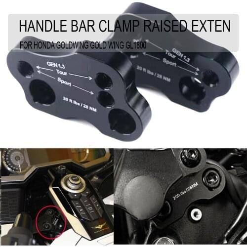 Motorcycle Bar Clamps Handlebar Risers Adapter For Honda Goldwing GL1800 GL 1800 2018-2020