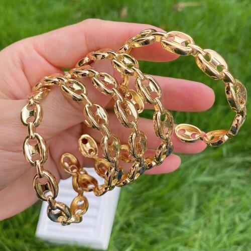 5Pcs Mix color pig nose style Bangle Zircon Gold color Metal Bangle jewelry metal Bracelet Mix color Women bangle 51460