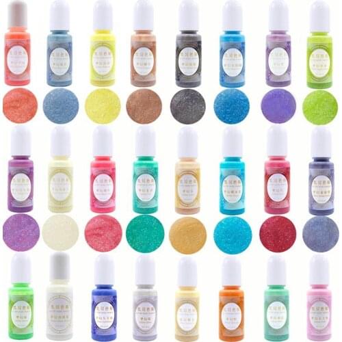 24 Colors/Set Dream Pearl Color Reain Pigment Fantasy Powder Colorant Dye For DIY Crystal Epoxy Resin Jewelry Crafts Making