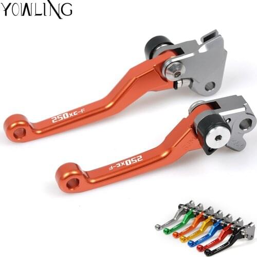 250SX-F Motocross Dirt bike Pit bike CNC Pivot Foldable Clutch Brake Lever For 250SX-F 250 SX-F 2005 2006