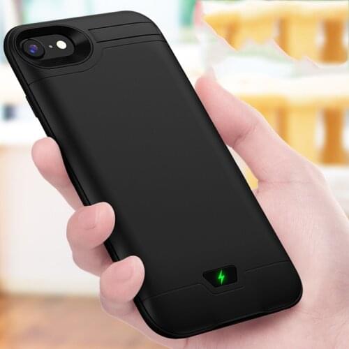 5000mAh Backup Power Bank Battery Case For iPhone SE2 SE 2020 Slim Ultra Thin Charging Case Battery Charger Case Cover