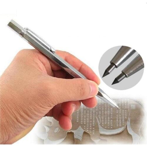 Alloy Scriber Pen Glass Marking Engraving Tools Metal Shell Lettering Glass Tiles Stone Tile Marking Pen Hand Tools