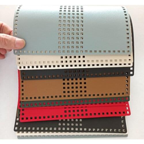 Handmade Velvet Woven Bag Grid Board Diy Material New Leather Grid Bag Accessories Handmade Gift Accessories