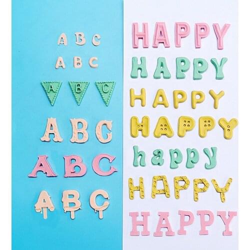 Alphanumeric Silicone Mold Diy Fondant Cake Chocolate Mold Kitchen Accessories UV Resin Jewelry Baking Utensils Cake Deacor