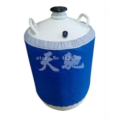 CE 30L Liquid Nitrogen LN2 Storage Tank Static Cryogenic Container with Sleeve Top Quality