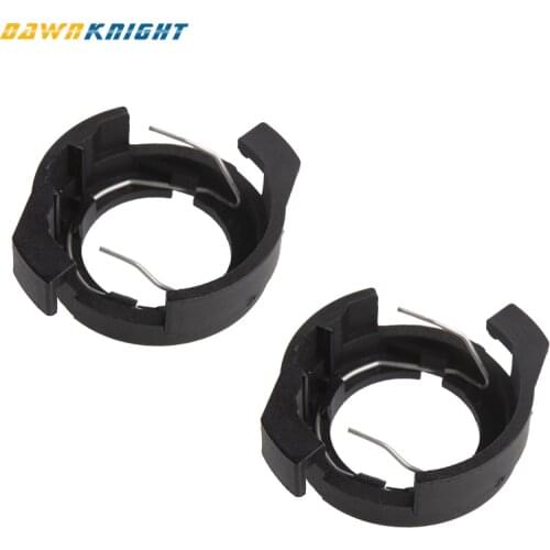 DAWNKNIGHT H7 Led Headlight Socket Adapter For VW Passat b6 MAGOTAN(2009-2010) For Ford KUGA(2017-to date) For Renault Megane