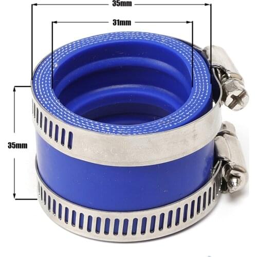 For PWK Keihin 34mm 36mm 38mm 40mm 42mm Motorcycle Carburetor Rubber Adapter Inlet Intake Pipe