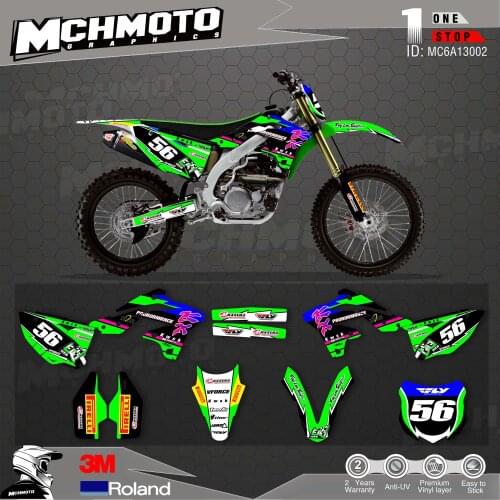 Customized Team Graphics Backgrounds Decals 3M Custom Stickers For 13-16KXF250