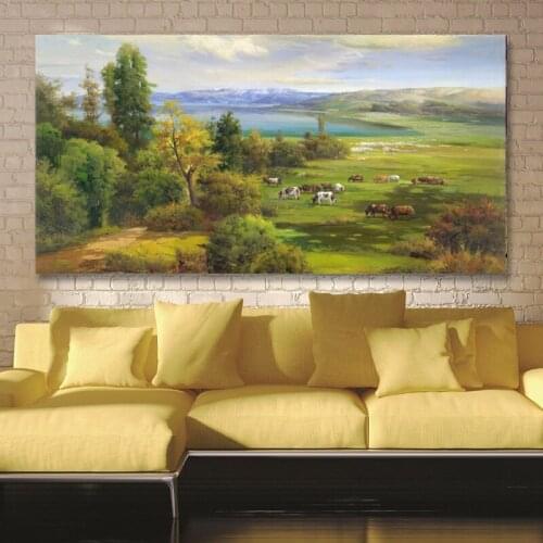 Classic Landscape Painting Canvas Printings Home Decor Living Room Dining Room Wall Art Picture Unframed