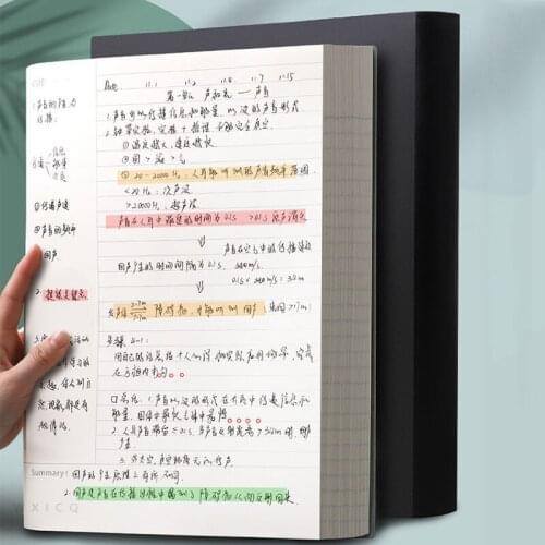 Large Thick A4 Notebook 416 Pages Horizontal Format Daily Writing Planner Office School Supplies Stationery Sketchbook