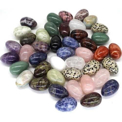 20x30mm Mini Bird Egg Shaped Stone Natural Healing Crystal Kegel Polished Gemstone Reiki Yoni Exerciser Minerale Wholesale 1PC