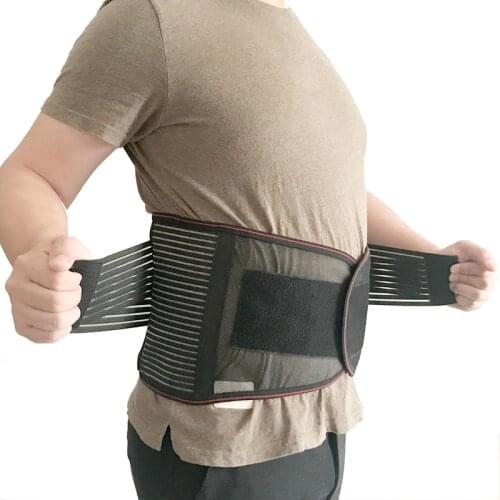Men Women Medical Lower Back Brace Waist Belt Spine Support Men Belts Breathable Lumbar Corset Orthopedic Back Support