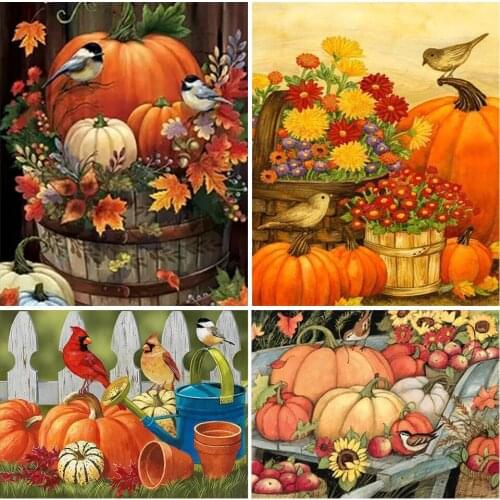 5D DIY Diamond Painting Bird Cross Stitch Kit Full Drill Square Embroidery Mosaic Art Picture of Rhinestones Halloween Gift