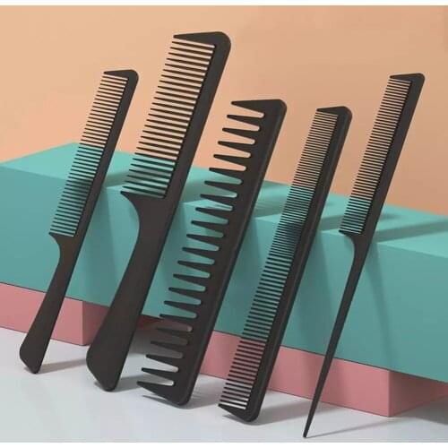 Plastic Heat-resistant Fine Section Weave Hair Comb Hair Salon Styling Comb Dye Separate For Hair Hairdressing
