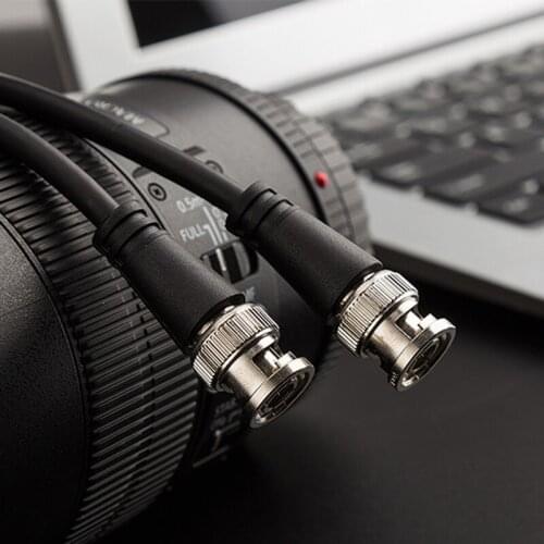 GoSo Gold Plated Overstriking BNC Coaxial Cable Male to Male Cord for Surveillance CCTV Security Camera Q901