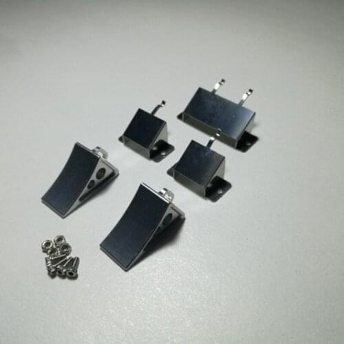 CNC Aluminum Alloy Skid Stop Metal for 1/14 Tamiya RC Truck Car SCANIA R470 R620 VOLVO ACTROS 1851 AROCS 3363 3348 MAN TGX Diy