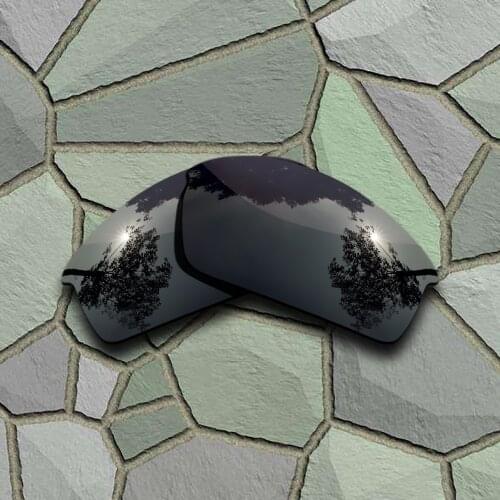 Grey Black Sunglasses Polarized Replacement Lenses for Oakley Bottlecap