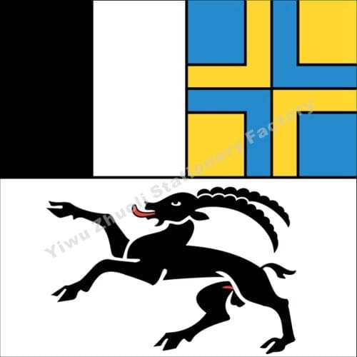 Switzerland Graubunden Flag 120X120cm (4x4FT) 120g 100D Polyester Double Stitched High Quality Banner Free Shipping