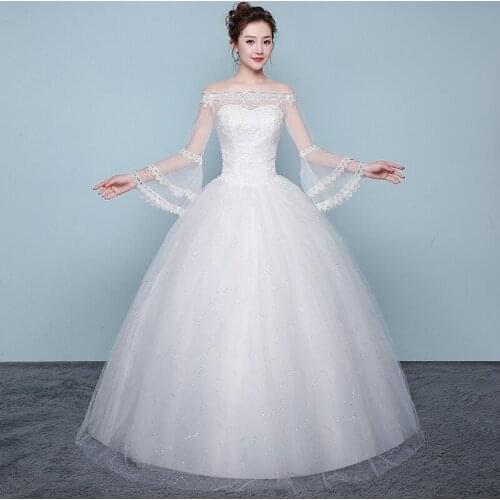 Wedding Dress 2021 Robe Boheme Glitter Tulle New Mariage Wedding Gowns Vestidos Boho Wedding Dresses