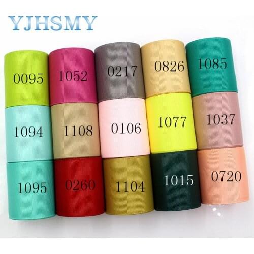 Solid Color Printed Grosgrain Ribbons J-181018-3 50MM 5Yards,DIY Handmade Hairbows Garment Accessories Wedding Party Decoration