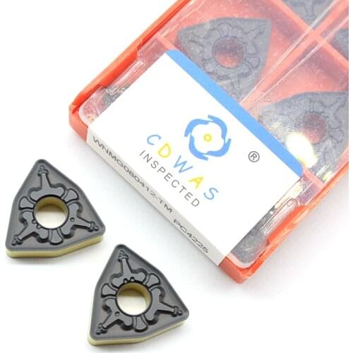 High quality WNMG080412 TM PC4225 External Turning Tool WNMG 080412 CNC Lathe Cutter Tools Carbide Inserts for Steel
