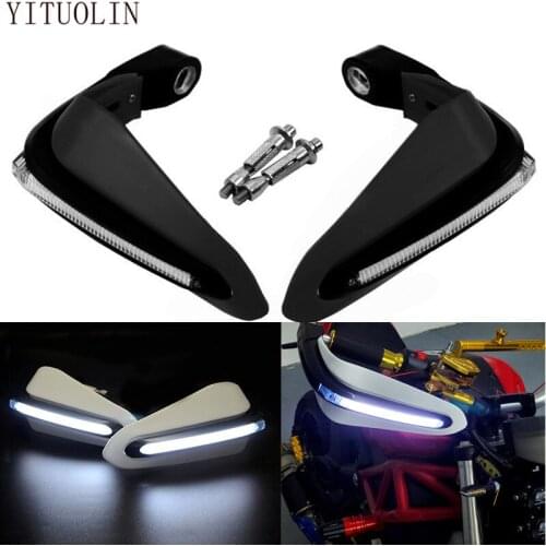 For BMW GS 800 R1100GS C650 SPORT R1200GS ADVENTURE LC GS 1200 ADVENTURE K1200S K1300S Motorcycle Hand Protector With LED Lights