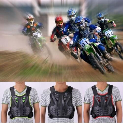 Adult Dirt Bike Body Armor Protective Gear Chest Back Protector Protection Vest M2ED