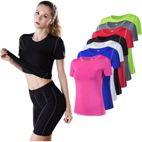 Yoga Top For Women Quick Dry Sport Shirt Women Fitness Gym Top Fitness Shirt Yoga Running T-shirts Female Sports Top