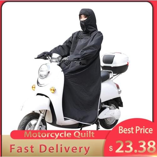 Winter Scooter Motorcycle Windproof Quilt Waterproof Leg Lap Apron Cover Knee Pads Blanket Warmer Protection Outdoor Rain 2020 N