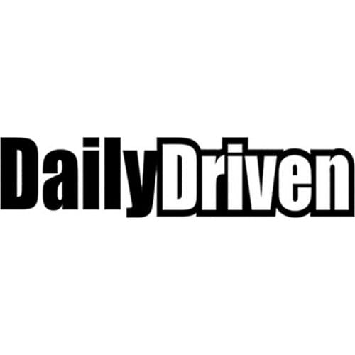 20*4.8CM Daily Driven Personalized Text Body Decoration Stickers High Quality Car Window Glass Decal Sticker C4-0141