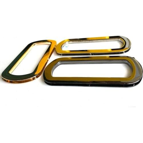 4.5 inches Oval Shape Metal Bag Handle Wooden Cloth Purse Frame Bag Parts Handles