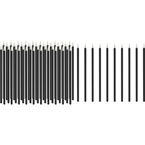 50x Travel Mini Eyeliner Brush Manicure Nail Art Drawing Painting Makeup Brushes