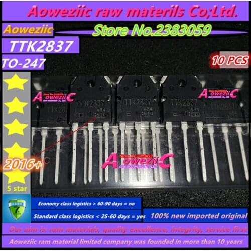 Aoweziic 2016+ 100% new imported original K2837 TTK2837 TO-247 inverter welding repair parts 500V 20A