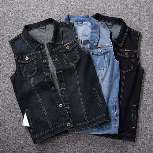Brieuces Men's Denim Vests